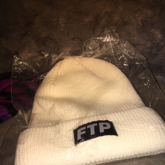 FTP (Limited Edition White) Beanie w/ logo - Picture 2 of 3
